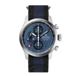 Altitude 42mm Chronograph GMT Blue Dial Nato Strap