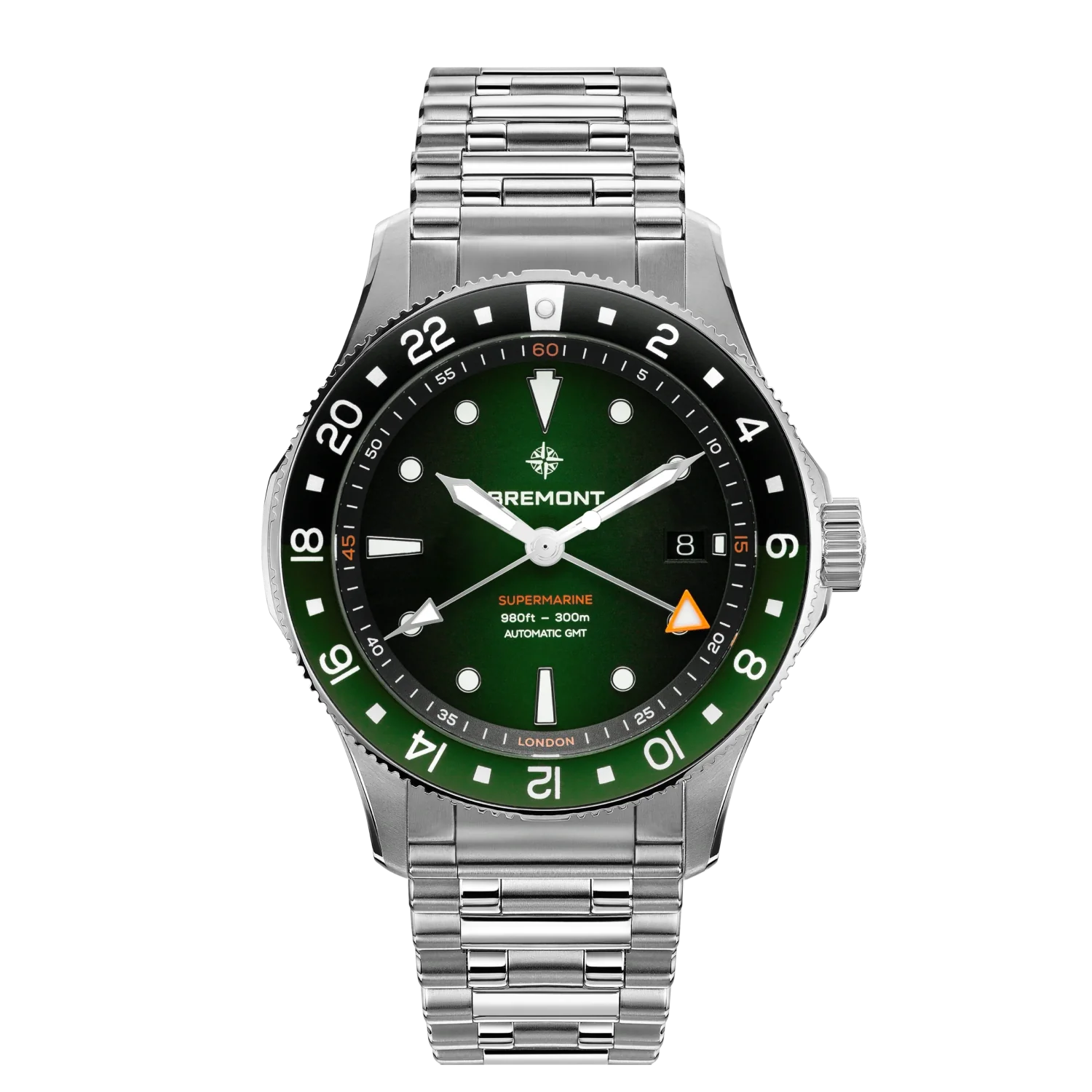 Bremont_Supermarine_GMT_7 Supermarine 300M GMT, 'Tundra' Green - Image 1