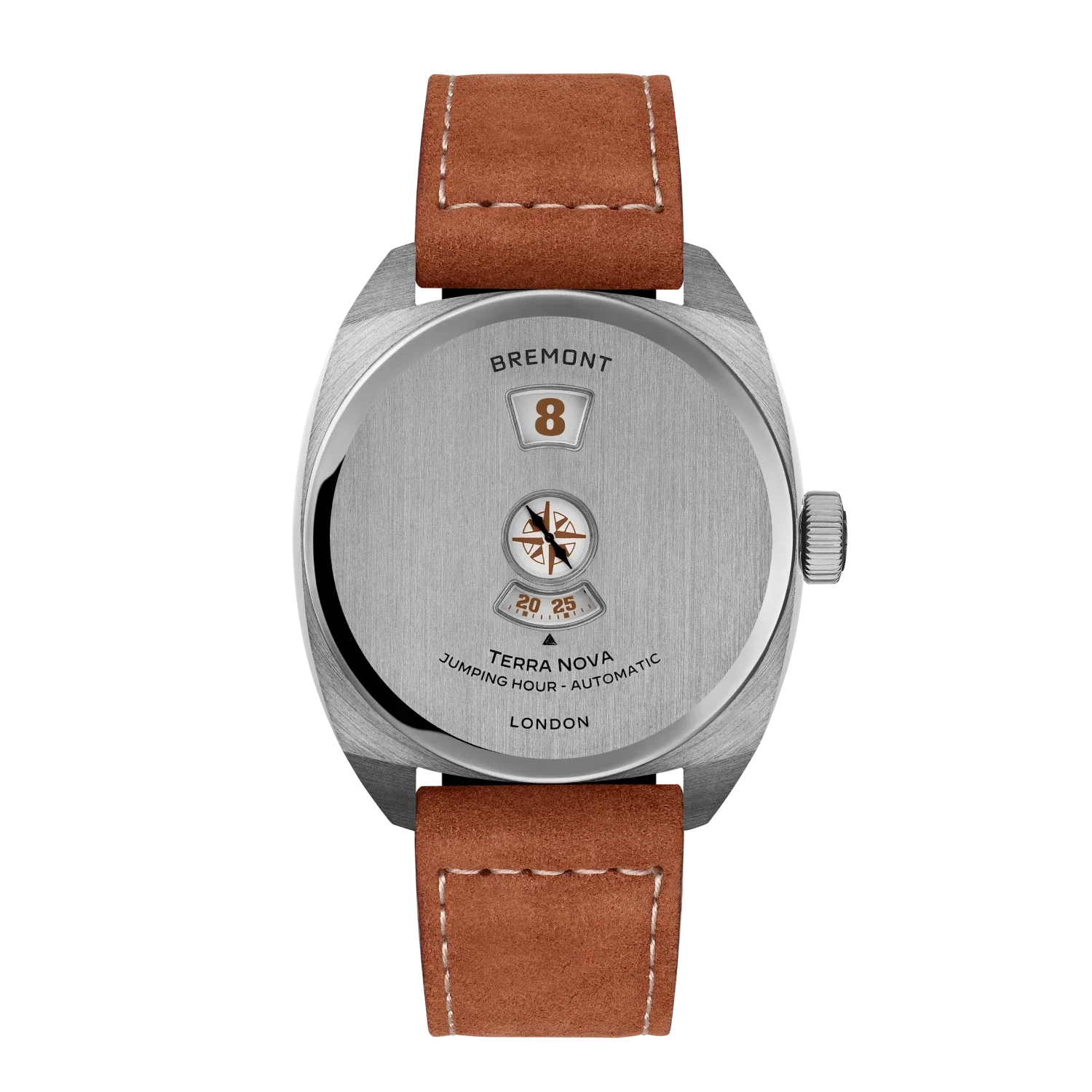 JHSTEEL-ProductCarousel-Leather-01 Terra Nova Jumping Hour - Image 1