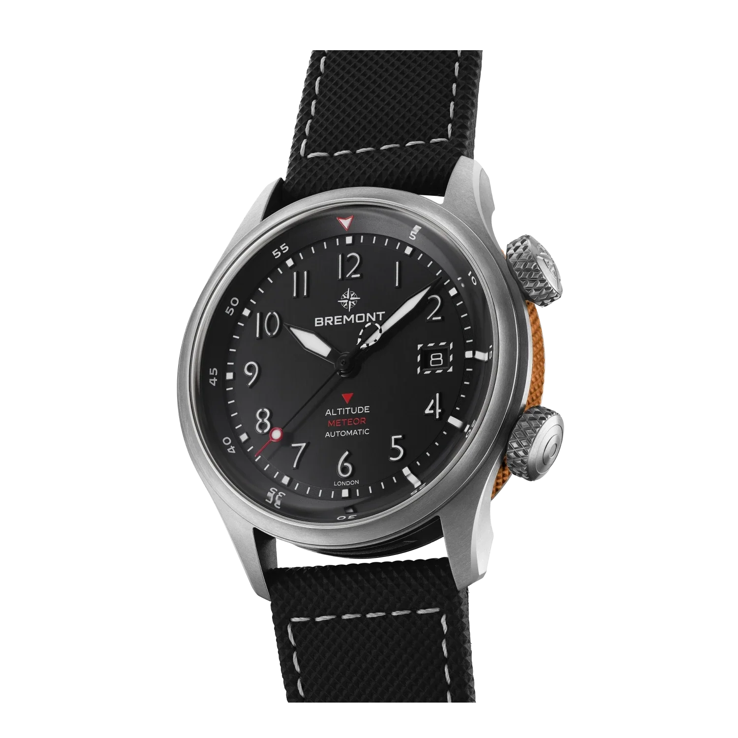 MBMeteorOrangeproductcarousel-BlackDialLeather-1 Altitude MB Meteor - Image 1