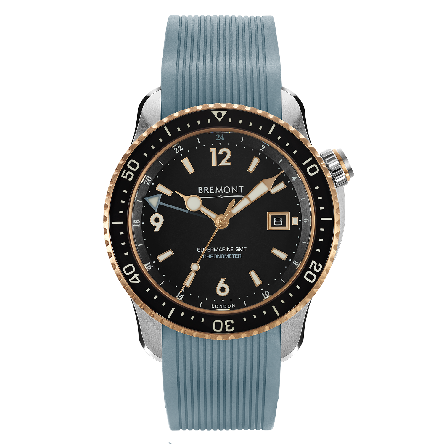 Supermarine-Descent-Harbour-Blue-Strap-GMT-diving-watch Supermarine Descent II - Image 1